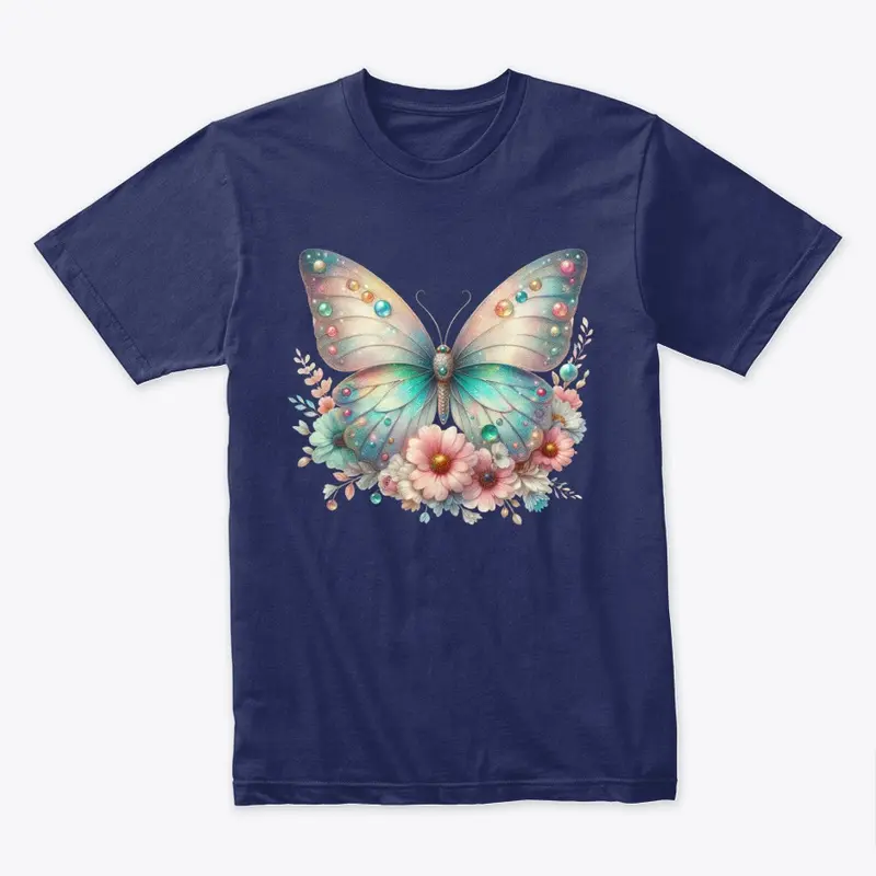 Retro Glitter Butterfly