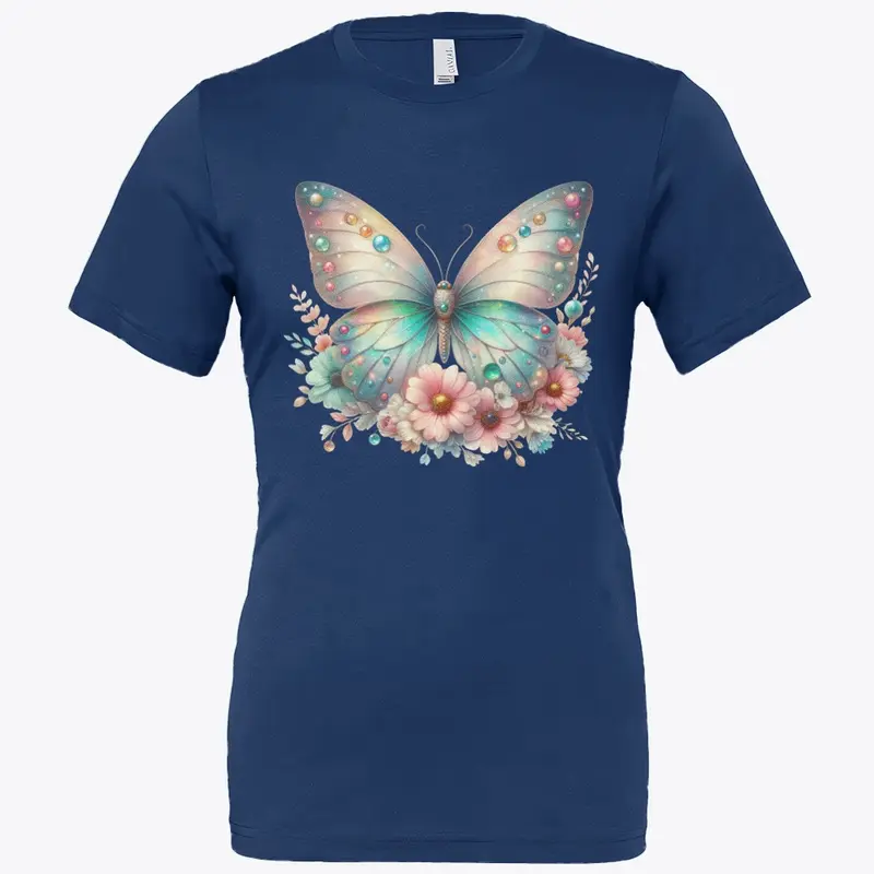 Retro Glitter Butterfly