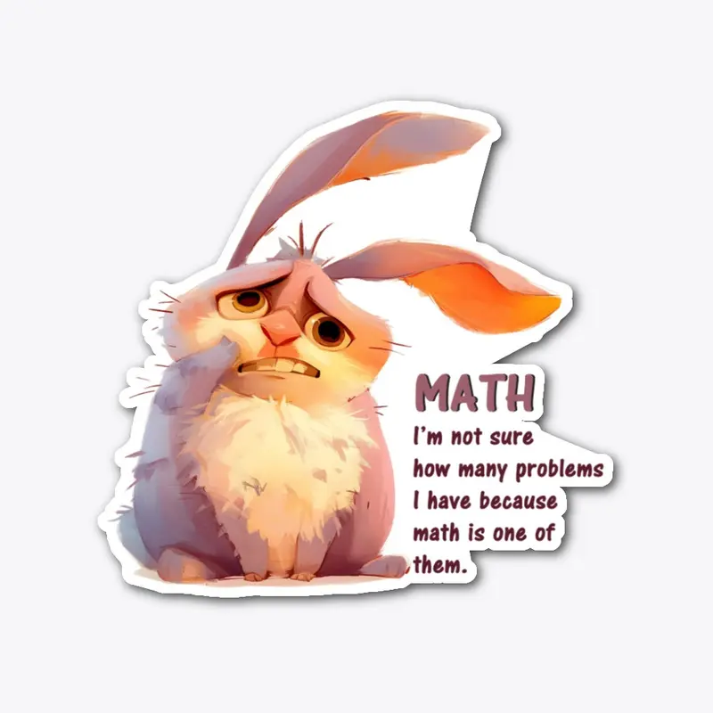  "Math Struggles - Bunny Edition"