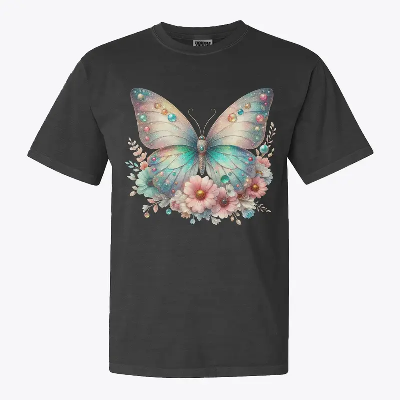 Retro Glitter Butterfly