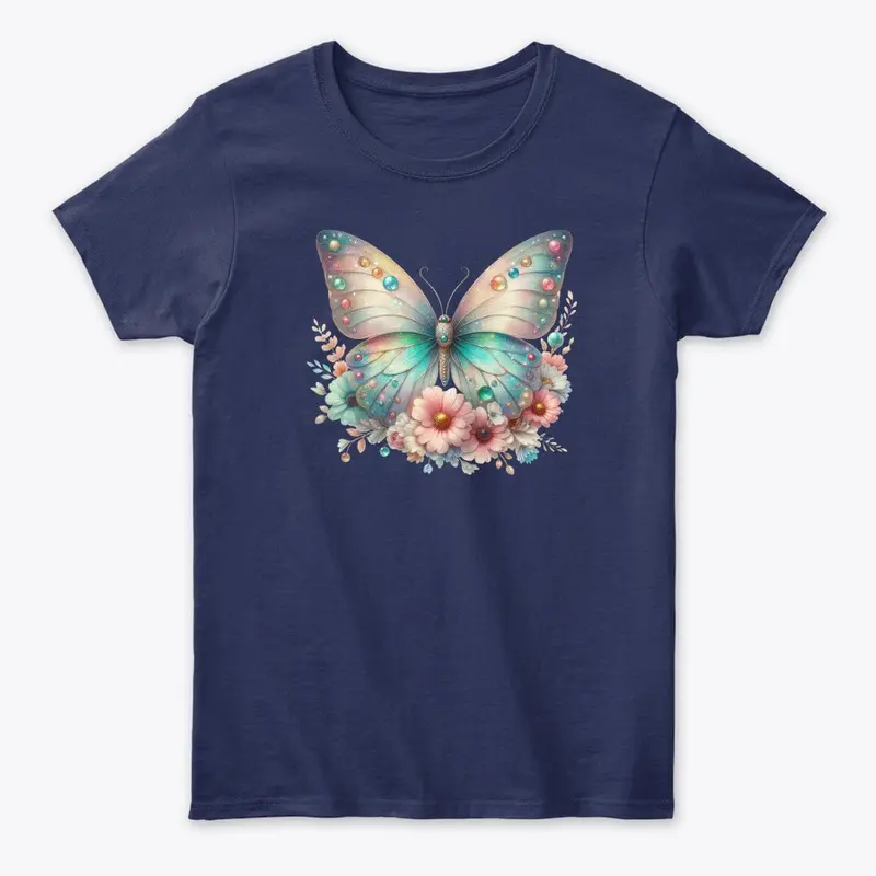 Retro Glitter Butterfly